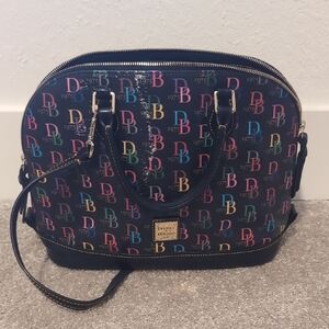 Dooney & Bourke Colorful Logo Satchel